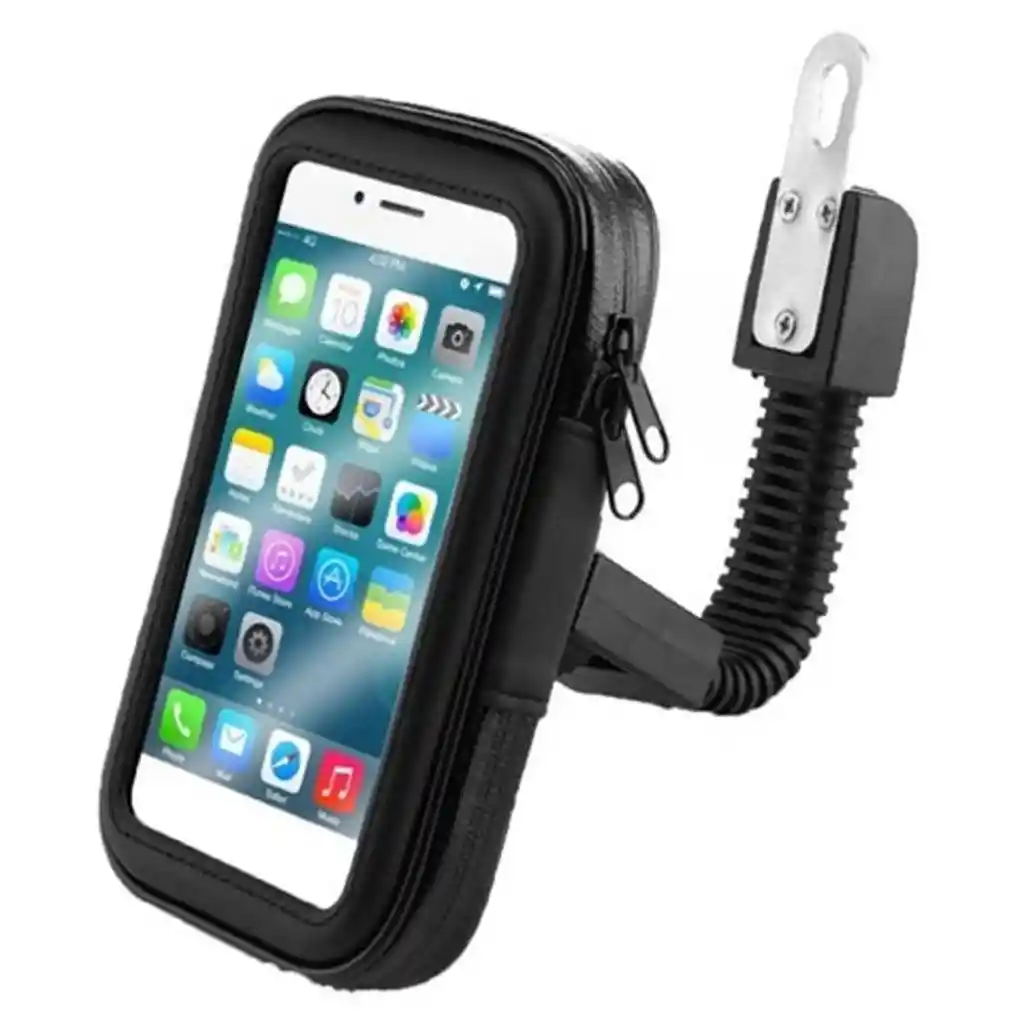 Soporte De Celular Impermeable Para Moto Con Cremallera