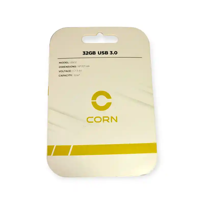 Memoria Usb Corn 32gb 3.0 Amarilla