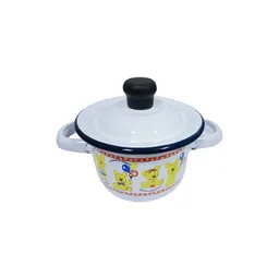 Olla Esmalte/peltre Infantil Pequeña #10 Capacidad 0.5 Ltr.