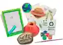 Kit De Arte Fabrica De Papel Ciencia Verde Actividades Niños