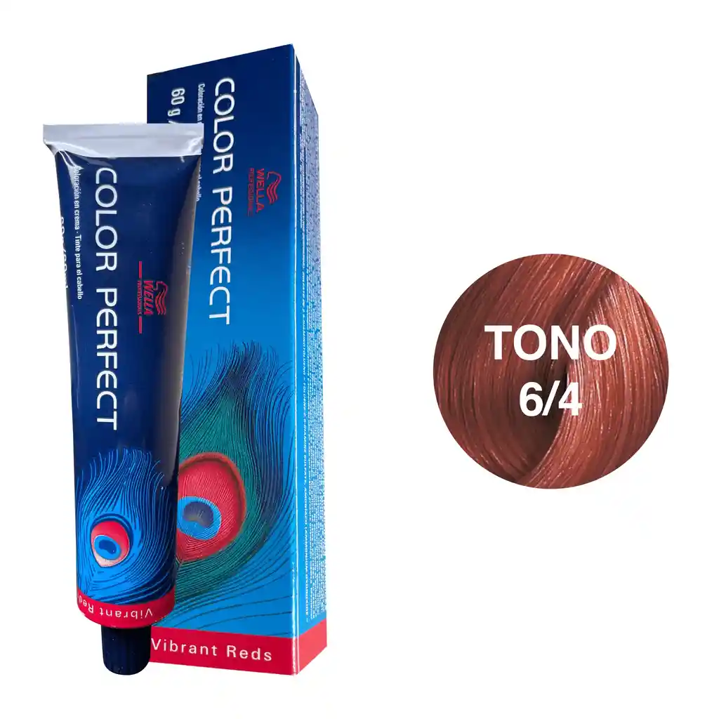 Wella Tinte Permanente Color Perfect 60ml Vb Reds 6/4 Dark Bld Red Cc Lae