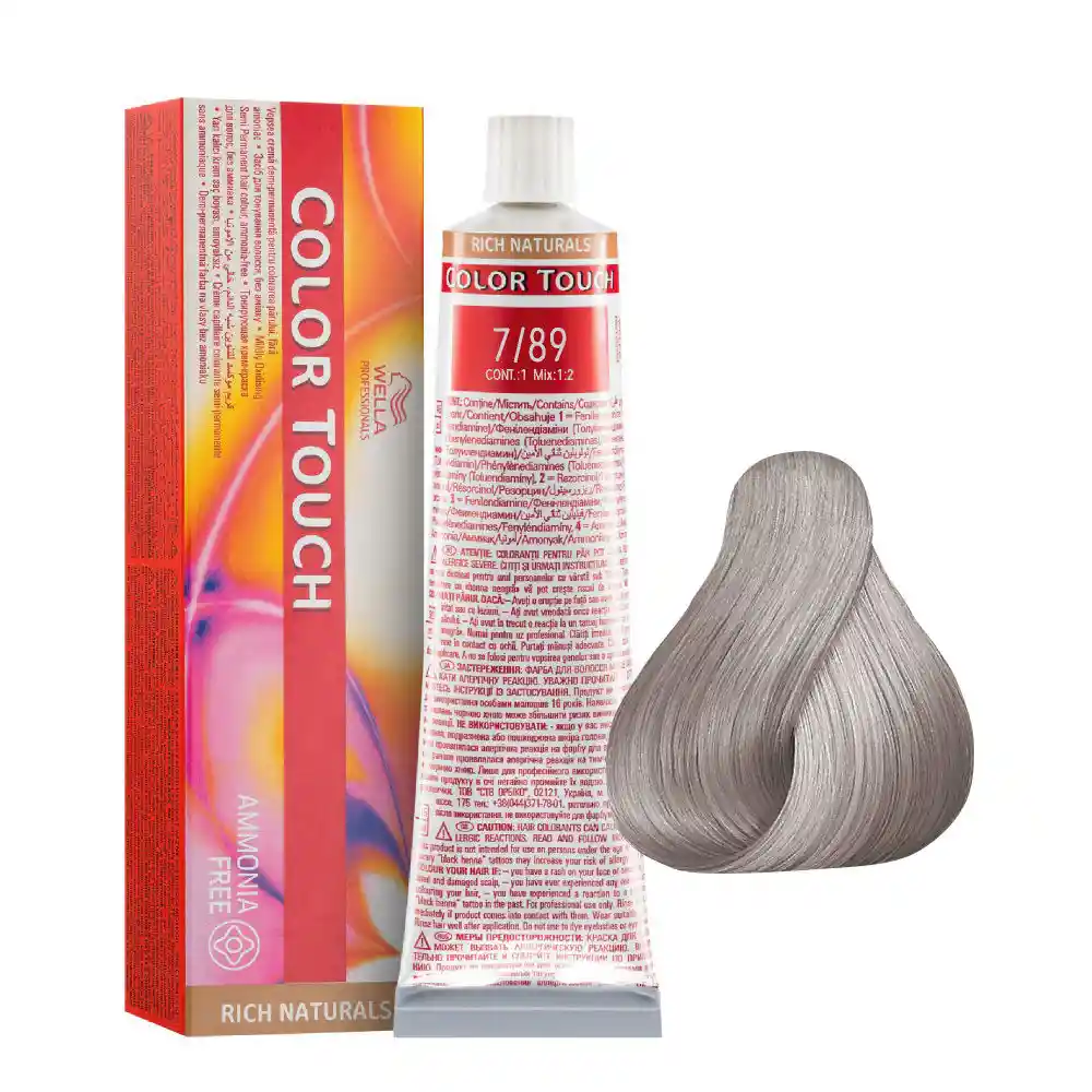 Wella Tinte Semipermanente Color Touch 60ml Rich Naturals 7/89 Color Crm Efs