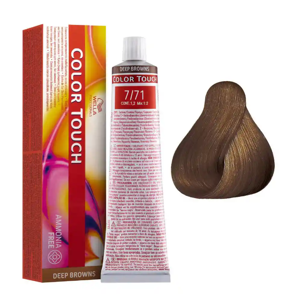 Wella Tinte Semipermanente Color Touch 60ml Deep Browns 6/7 Color Crm Efs