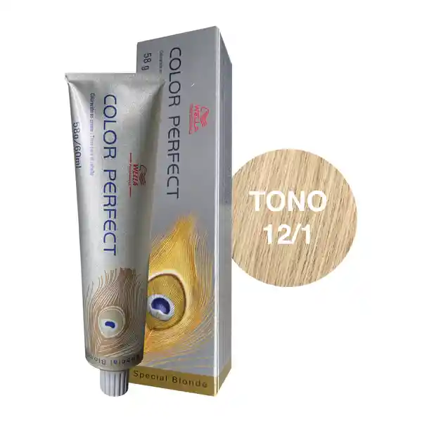 Wella Tinte Permanente Color Perfect 60ml Sp Bld 12/1 Ash Cc Lae