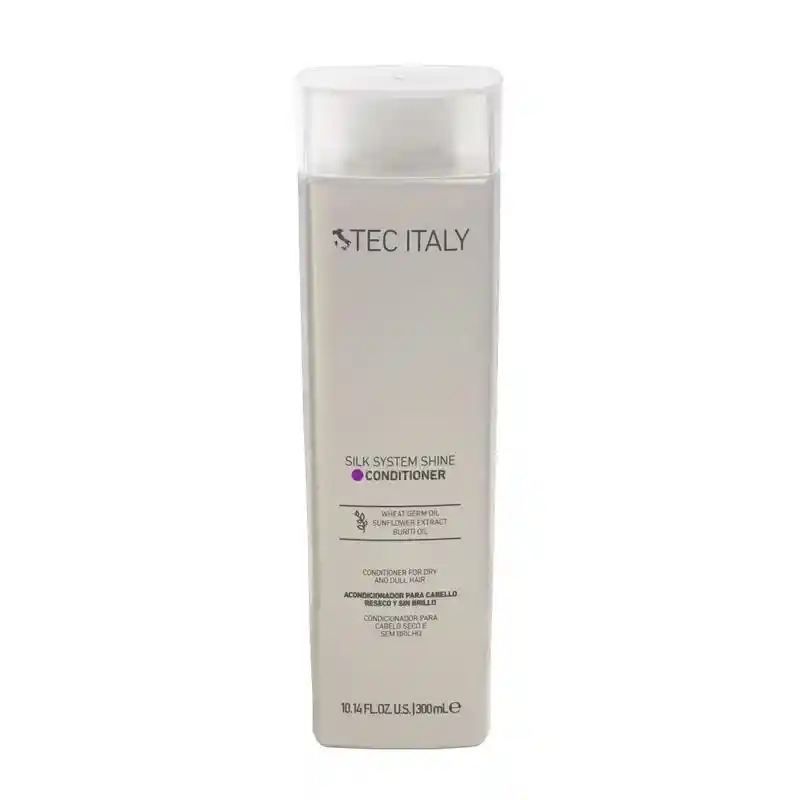 Tec Italy Silk System Shine Acond Cabello Sin Brillo 300ml