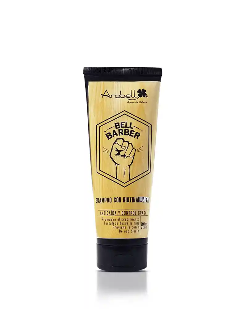 Shampoo Con Biotina For Men Bell Barber 200ml - Arobell