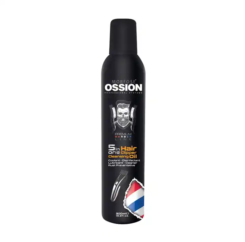 Ossion 5 En 1 Clipper Limpiador Maquinas Oil 300ml - Ossion