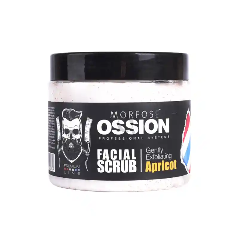  Ossion Ex Folia Nte Barber Facial Scrub Apric 400Ml  Ossion 
