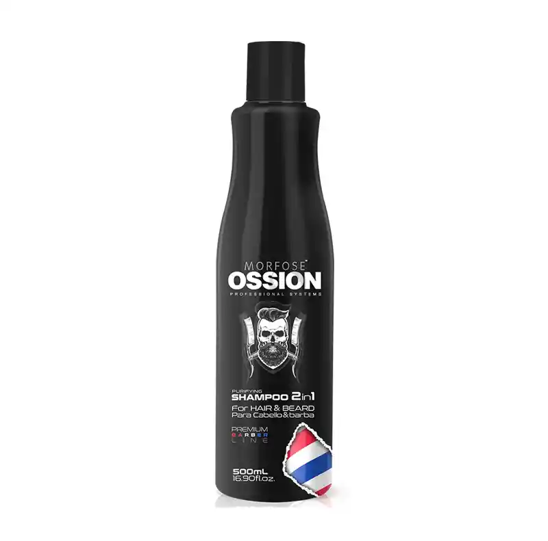 Ossion Barber Shampoo Barba Y Cabello 500 Ml - Ossion