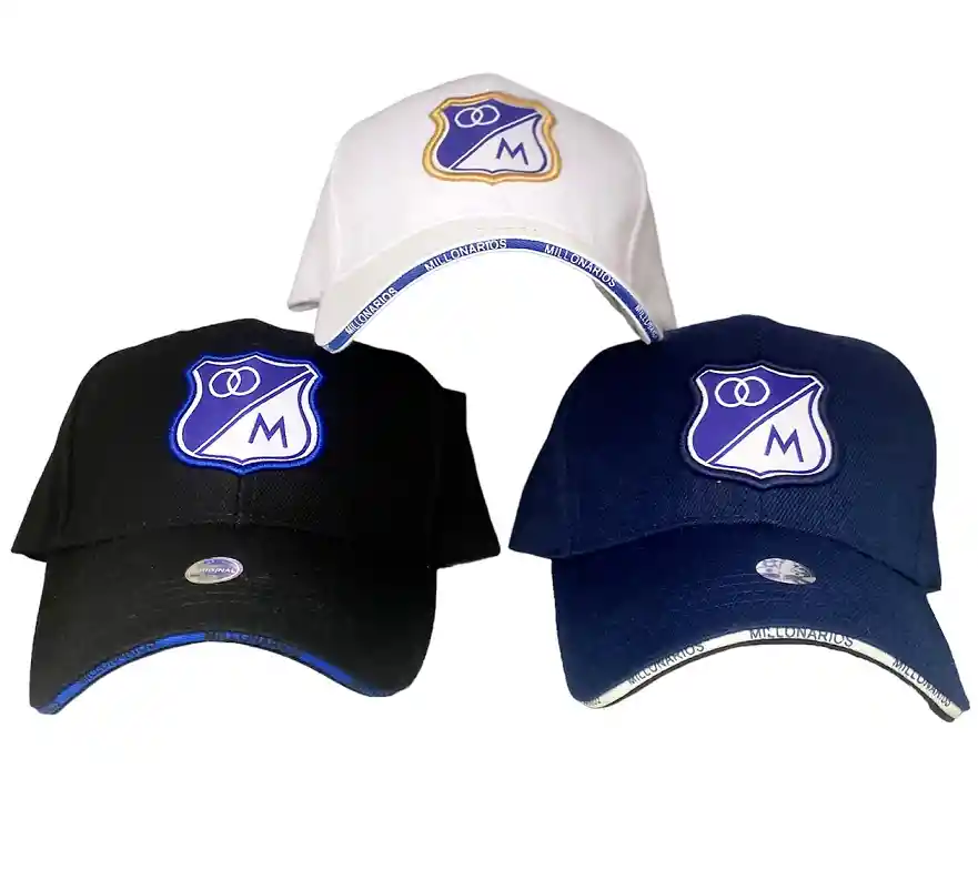 Gorra Equipos De Futbol Colombiano Millonarios Futbol Club