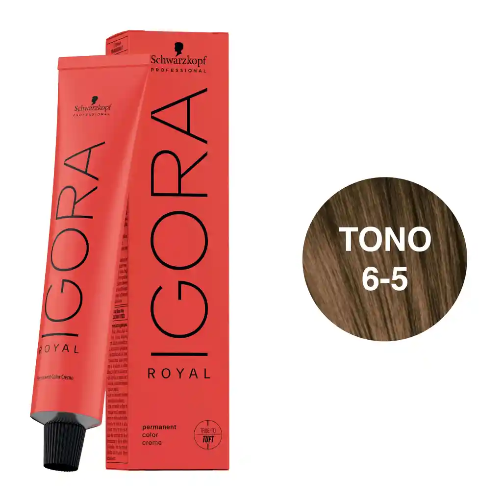 Igora Royal Tono 6-5 Rubio Oscuro Dorado 60ml