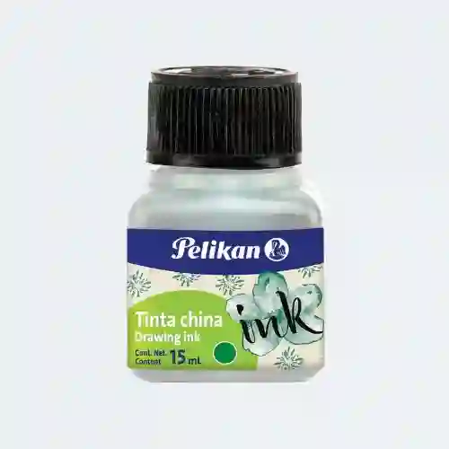 Tinta China Pelikan X 15 Ml Verde