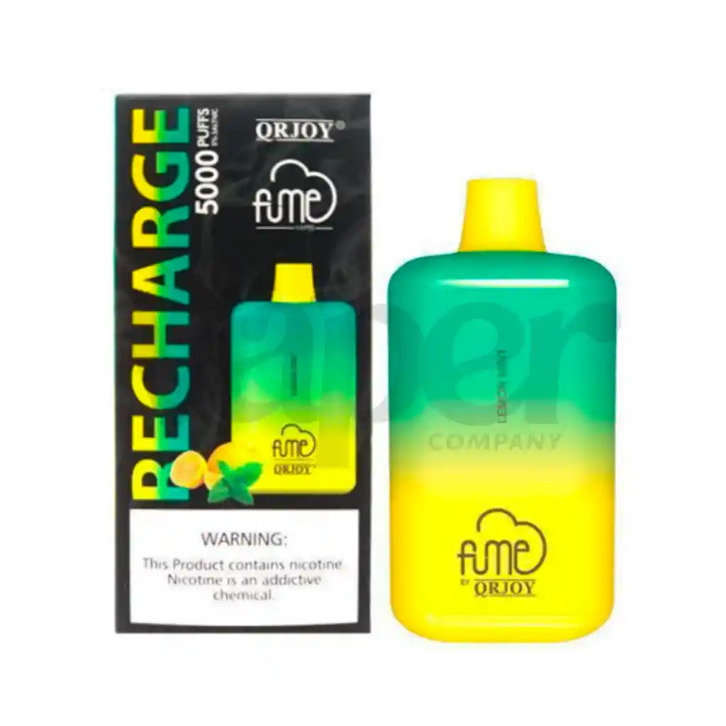 Vaporizador Fume Recharge Lemon Mint 5000puffs