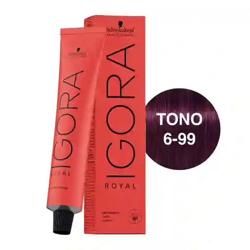 Igora Royal Tono 6-99 Rubio Oscuro Violeta Intenso 60ml