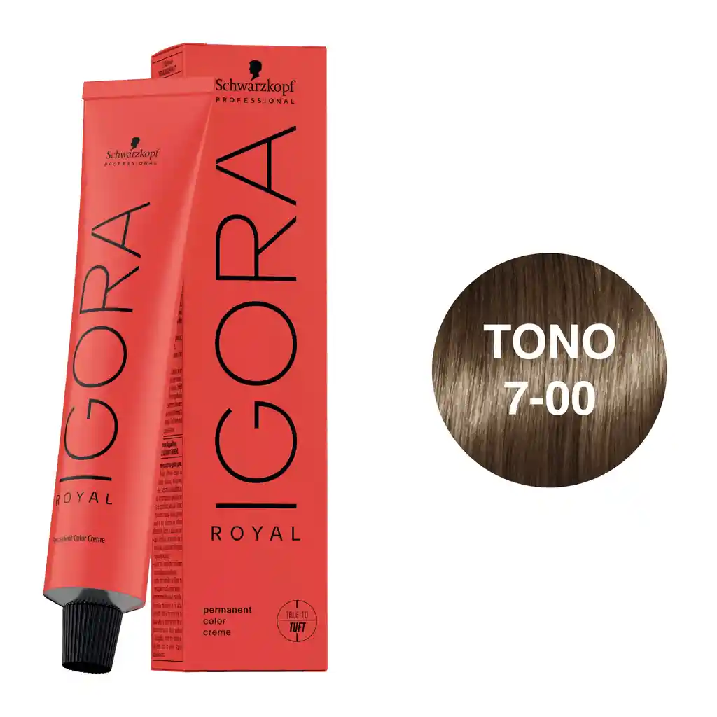 Igora Royal Tono 7-1 Rubio Medio Ceniza 60ml