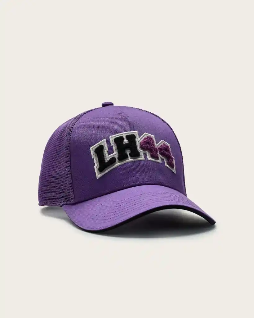 Gorra Mercedes - Amg Lh Hamilton 2023 Trucker Purple