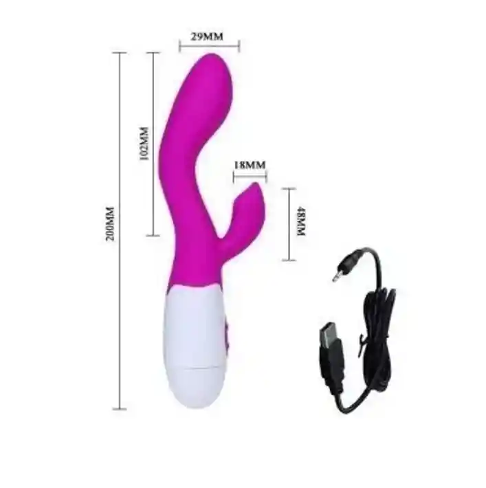 Vibrador Dildo Punto G 10 Velocidades Recargable