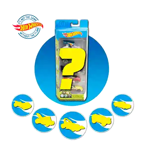 Pack 5 Carros Hot Wheels Surtido