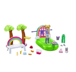 Set De Polly Pocket Diverisón Salpicadura De Fútbol Hdw60