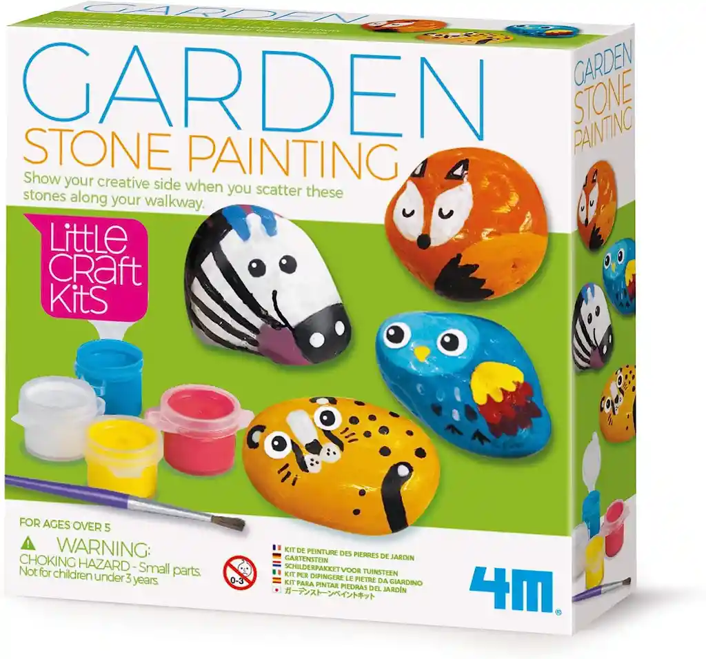 Kit De Arte Para Pintar Piedras Decoración Para Niño Y Niñas