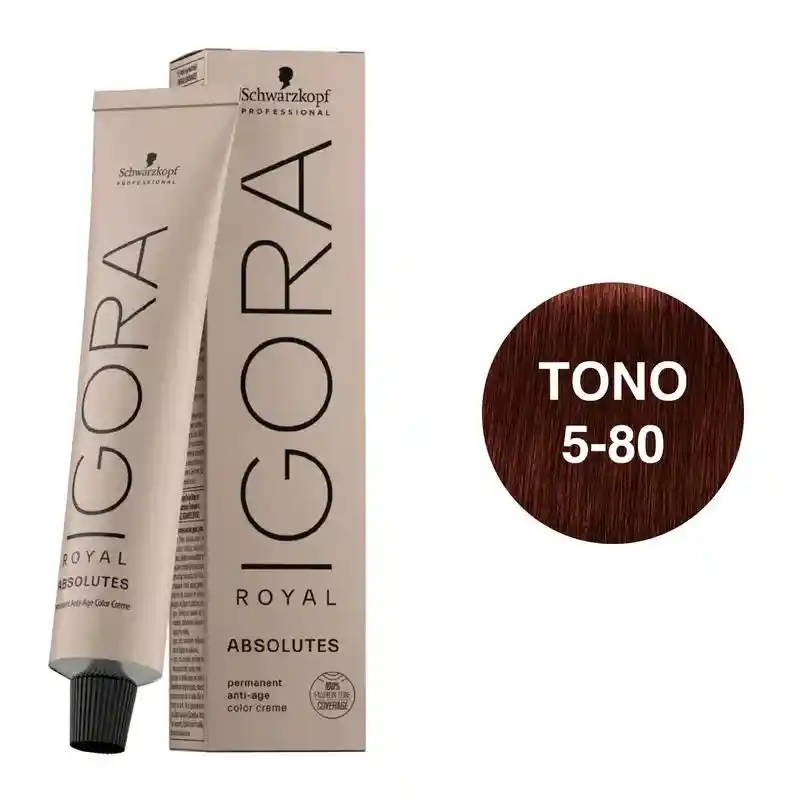 Igora Absolutes 5-80 Rojo Natural 60 Ml