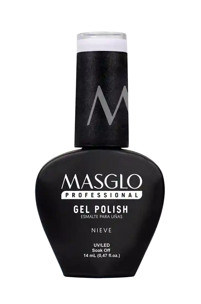 Nieve - Esmalte Semipermanente Masglo Professional Gel Polish 14 Ml Cremoso - Gama Lila