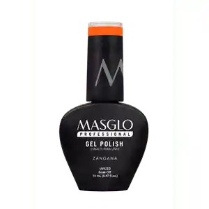 Zangana - Esmalte Semipermanente Masglo Professional Gel Polish 14 Ml Cremoso - Gama Anaranjado