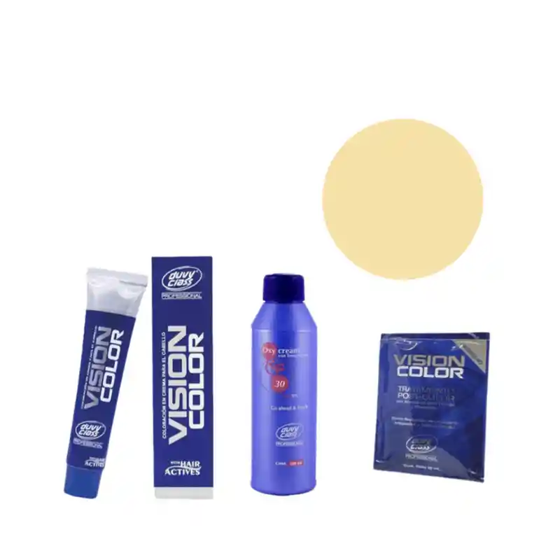  Tinte  DUVY CLASS  Super Aclarante 0.00Incluye Peroxido Y Mascarilla 