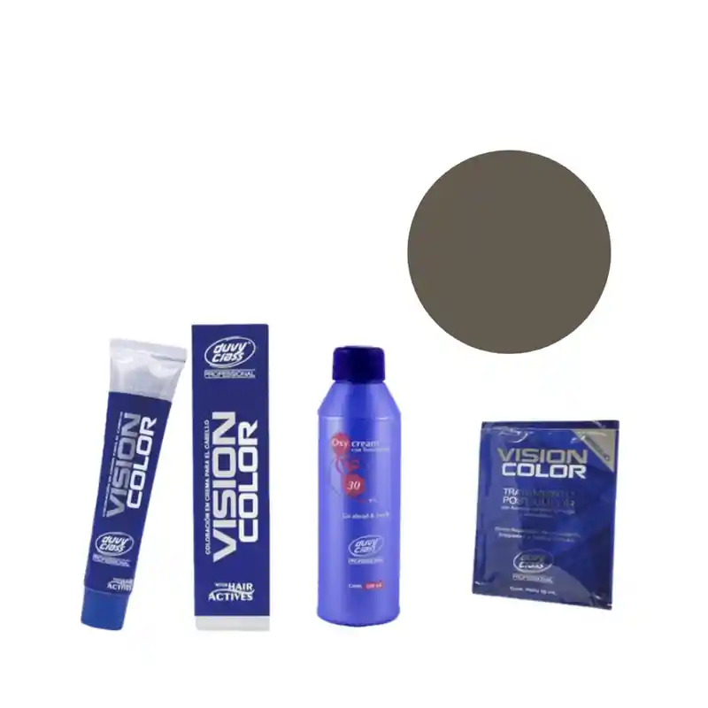  Tinte  DUVY CLASS  Rubio Extra Claro Ceniza Profundo 10.11 Incluye Peroxido Y Mascarilla 