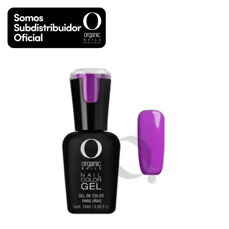  Color Gel Org 018 Midnight Fiusha 15 Ml ORGANIC NAILS 
