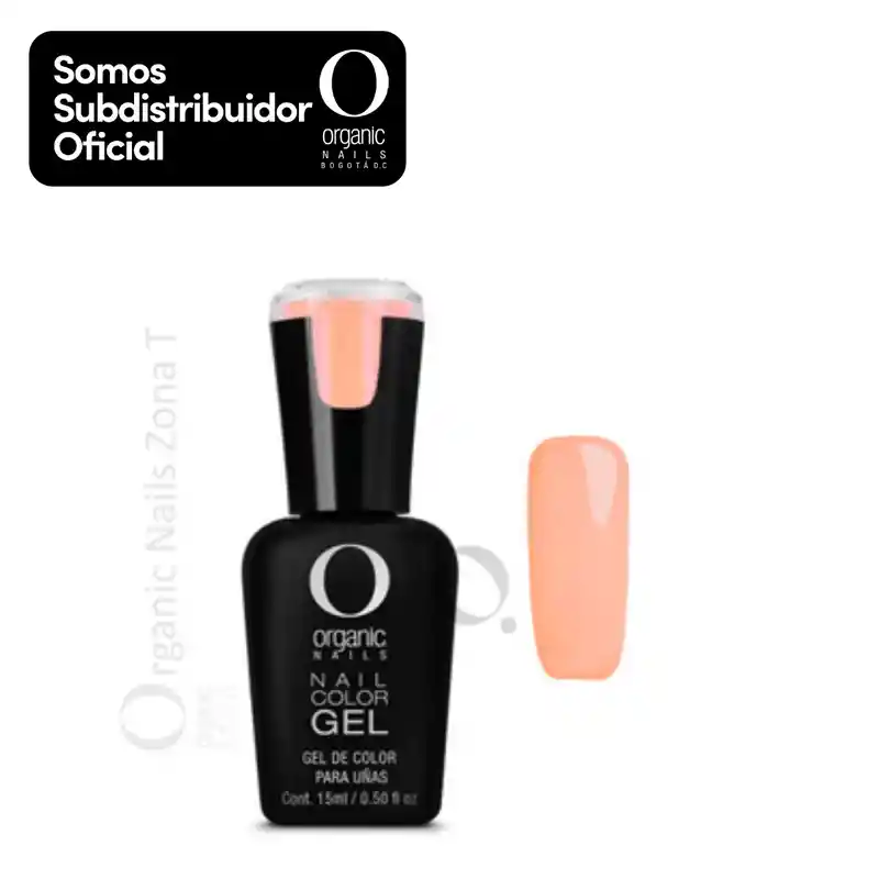  Color Gel Org 156 Pastel Peach 15Ml ORGANIC NAILS 