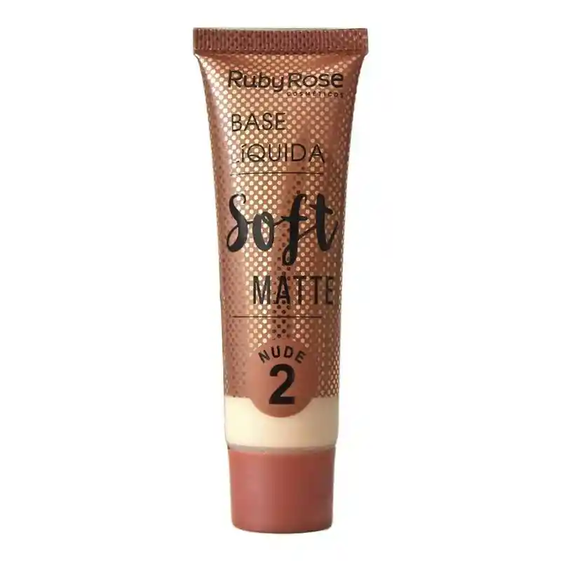  Base Liquida Soft Matte RUBY ROSE Nude 2 