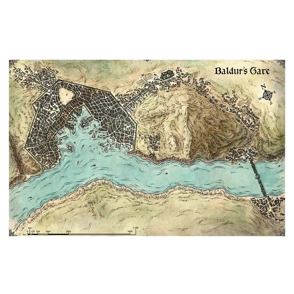 Mapa De Puerta De Baldur