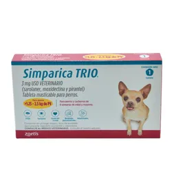 Simparica Trio 1.25-2.5 Kg