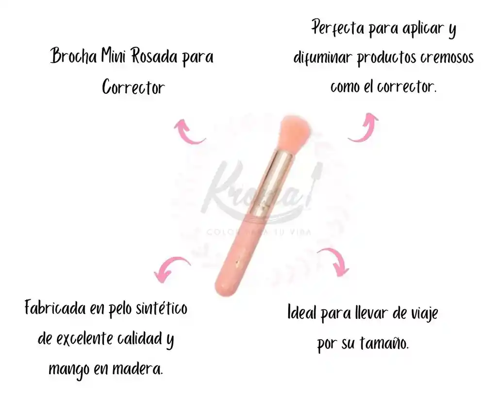 Brocha Profesional Para Corrector