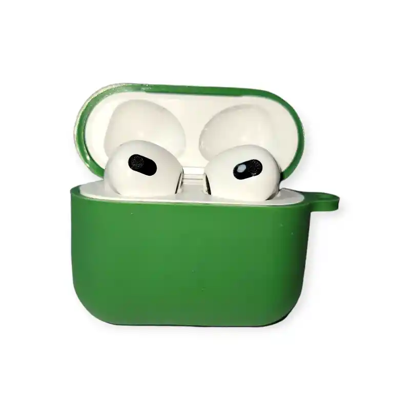 Silicone Case Para Airpods 3 Verde Militar