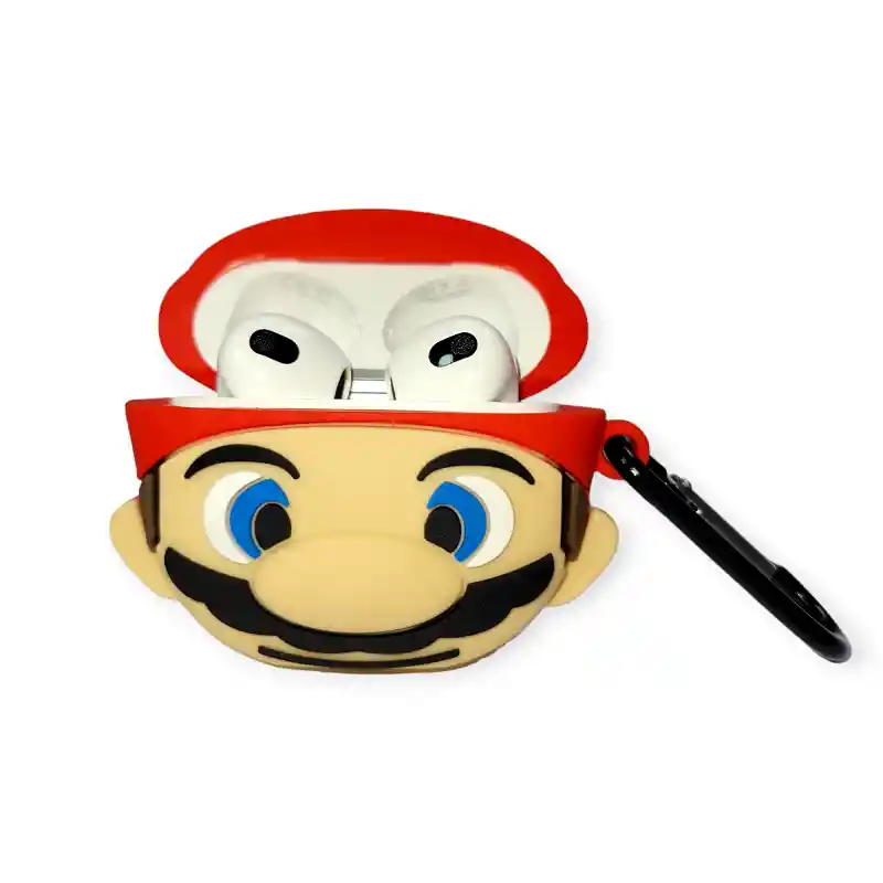 Estuche Para Airpods 3 Super Mario Bros Silicona Diseño 3d