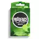 Condones Prudence Menta Sabor Y Color X 3 Unds