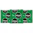 Condones Prudence Menta Sabor Y Color X 3 Unds