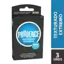 Condones Prudence Texturado Extremo X 3 Unds