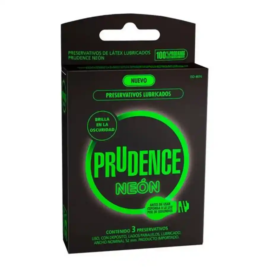 Condones Prudence Neón X 3 Unds