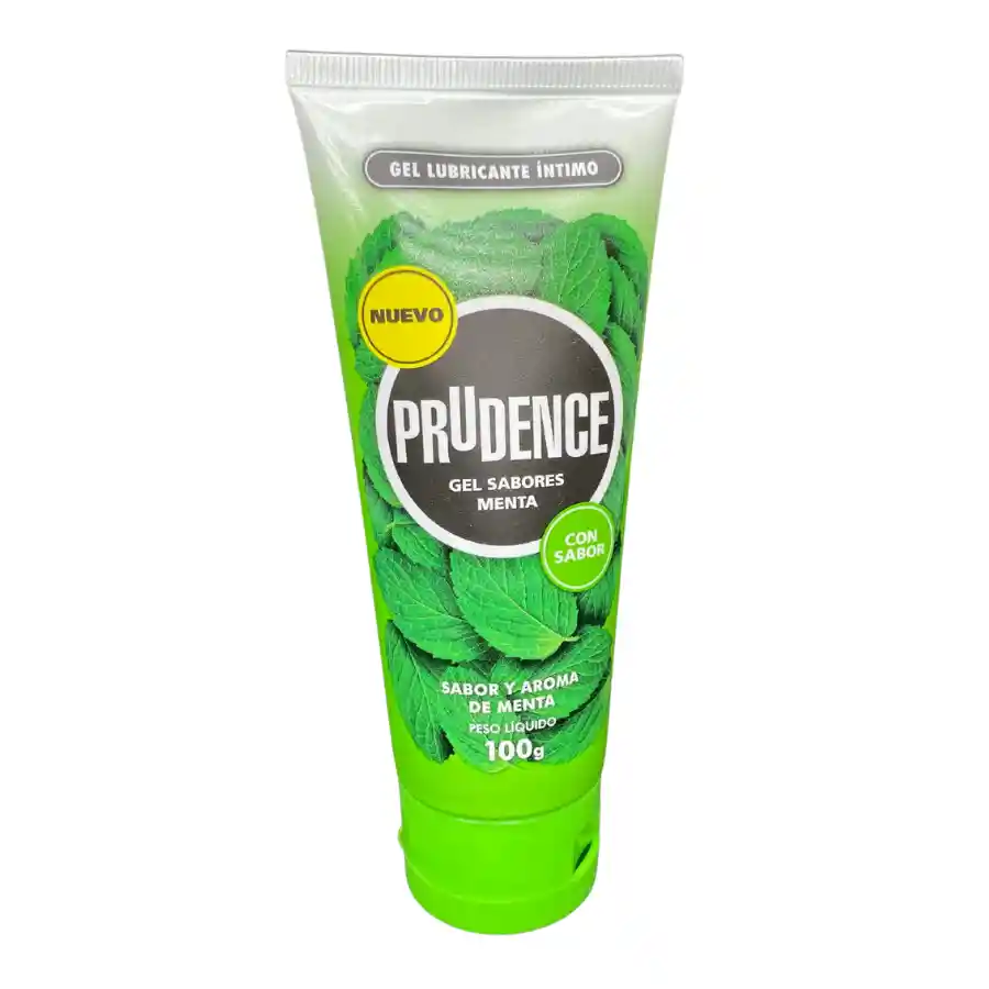 Prudence Gel Sabores Menta 100g Lubricante Intimo Saborizado