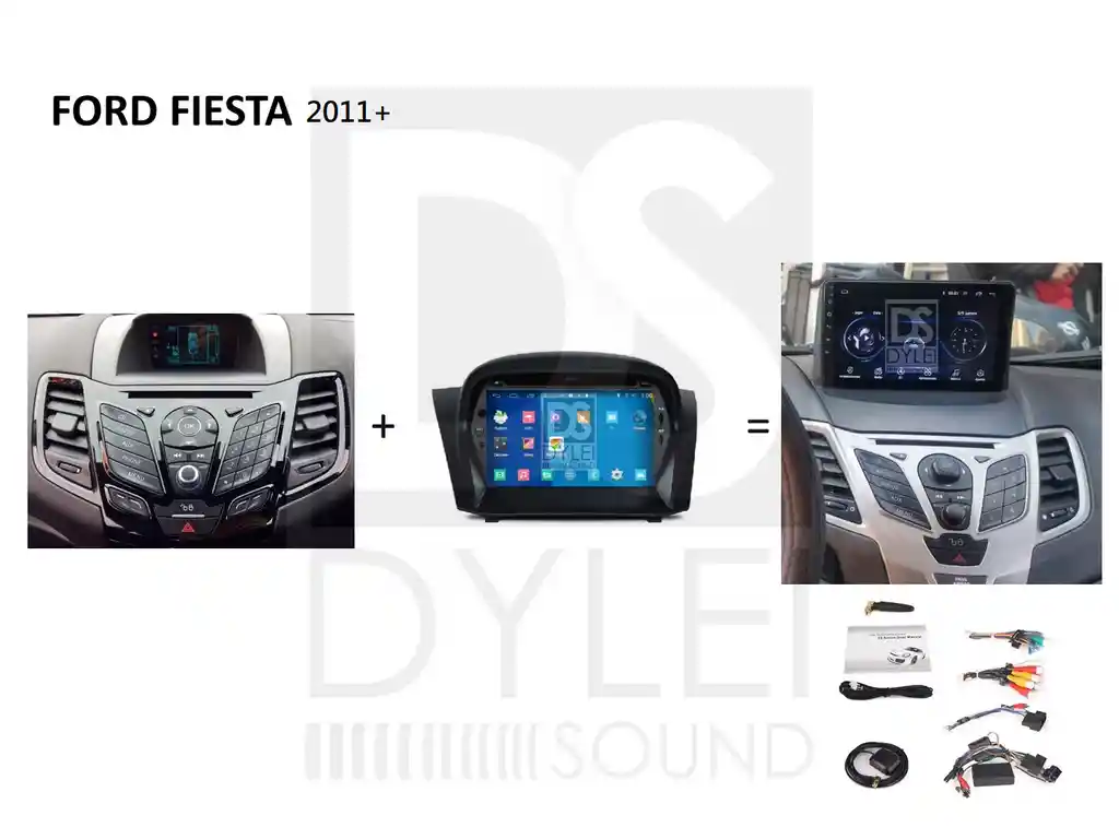 Radio Tipo Original Ford Fiesta Se Carplay 2gb Ram + 32gb Rom