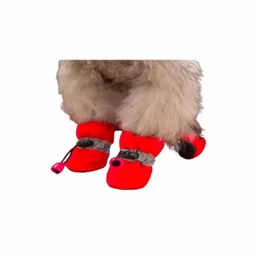 Botas Impermeables Para Mascotas Multicolor 7