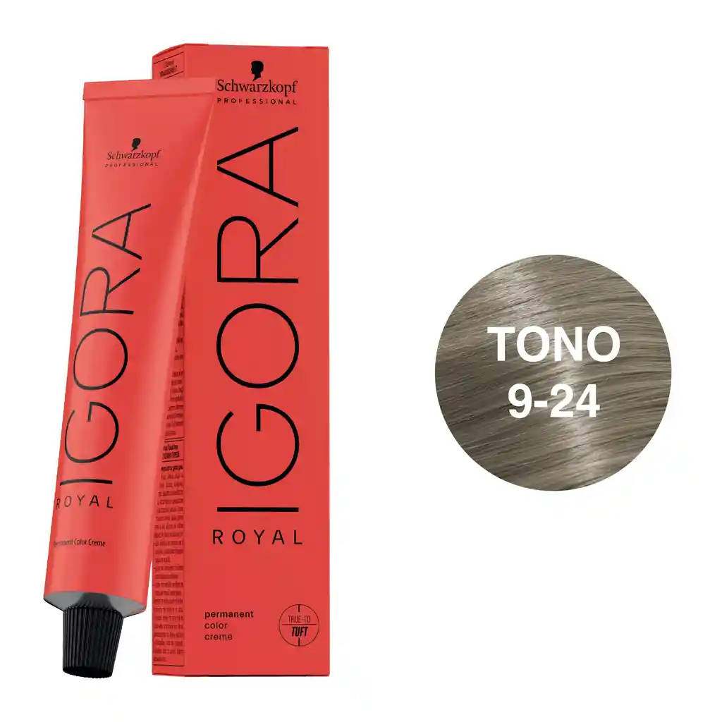 Igora Royal Tono 9-24 Rubio Muy Claro Ceniza Beige 60ml