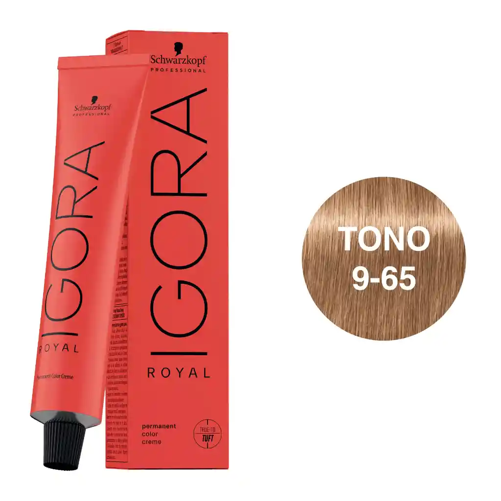 Igora Royal Tono 9-65 Rubio Muy Claro Chocolate Dorado 60ml