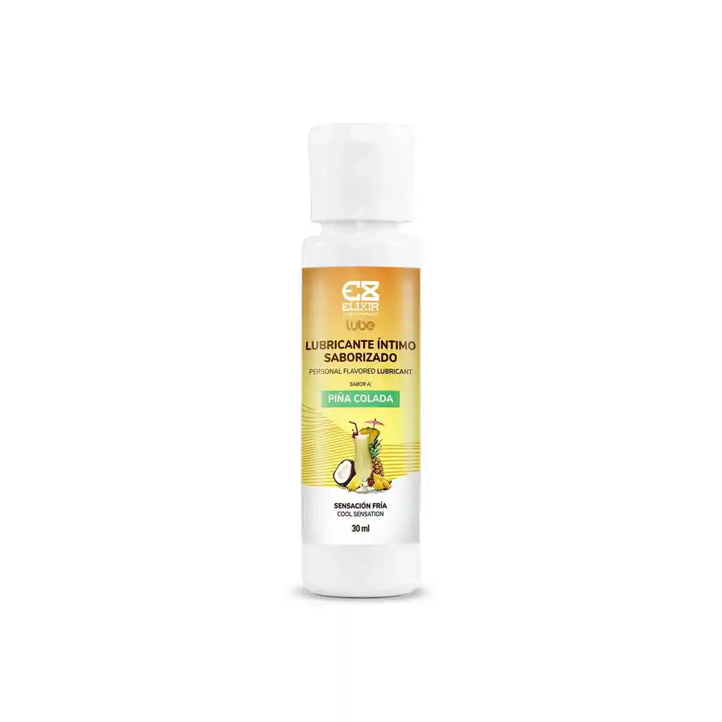 Lubricante Frío Saborizado Elixir 30 Ml Piña Colada