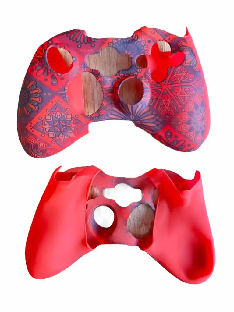 Silicona Diseño Mandalas Para Control Xbox 360 + Dos Grips