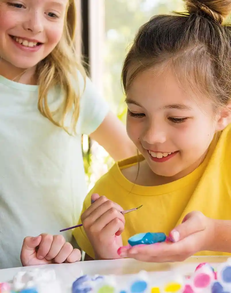 Kit De Arte Pinta Piedras Manualidades Para Niños Y Niñas