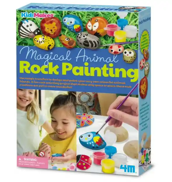 Kit De Arte Pinta Piedras Manualidades Para Niños Y Niñas